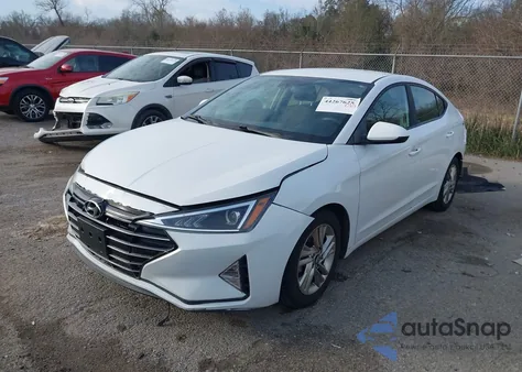 2019 Hyundai Elantra Sel from USA, damaged, VIN 5NPD84LF0KH437035
